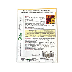 Sunflower - Colour Fashion Mixed Seeds, OSC