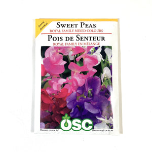 Sweet Pea - Royal Family Mixed Seeds, OSC
