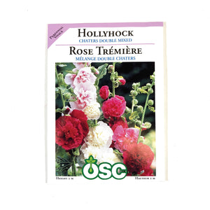 Hollyhock - Chaters Double Mixed Seeds, OSC