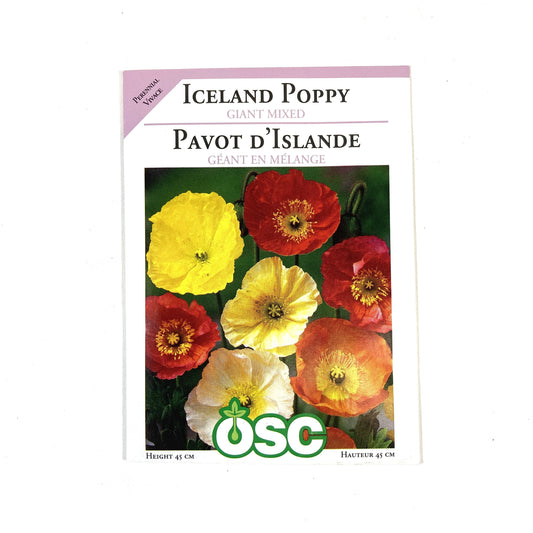 Poppy - Iceland Giant Mixed Seeds, OSC