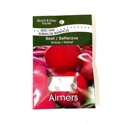 Beet - Nobel Seed Tape, Aimers - Floral Acres Greenhouse & Garden Centre