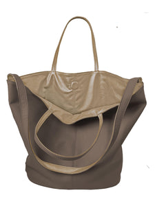Reversible Tote Handbag, Coffee - Floral Acres Greenhouse & Garden Centre