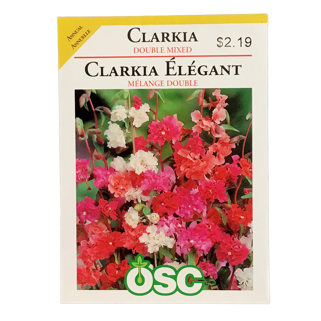 Clarkia - Double Mixed Seeds, OSC