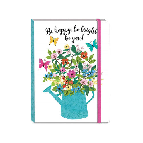 Soft Cover Bungee Journal, Full Bloom Watering Can - Floral Acres Greenhouse & Garden Centre