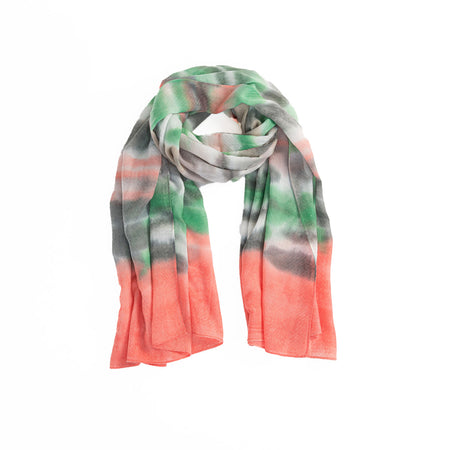 Fashion Scarf, Herringbone Weave, Pink Tie Dye - Floral Acres Greenhouse & Garden Centre