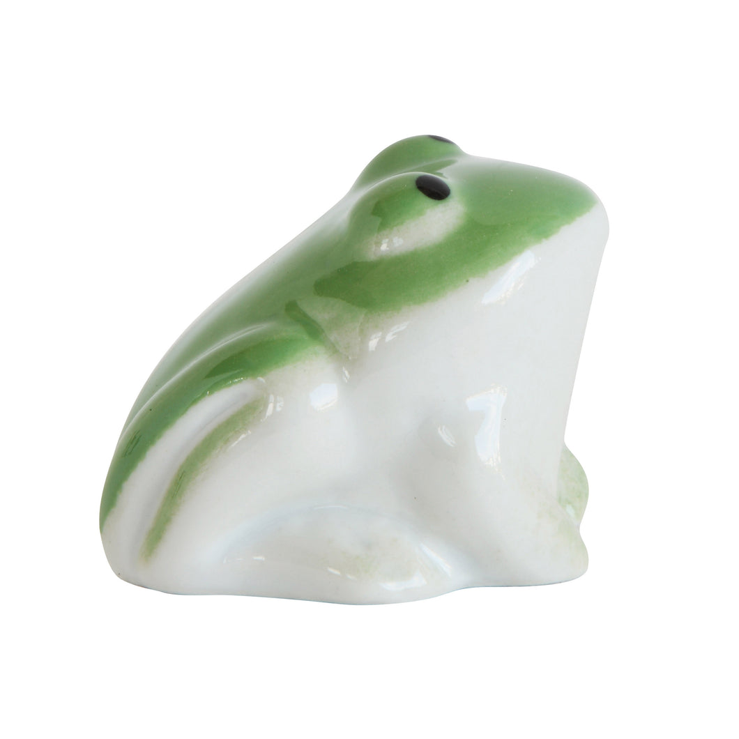 Stoneware Floating Frog, 2.5in Long - Floral Acres Greenhouse & Garden Centre