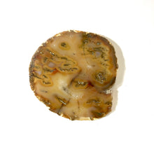 Load image into Gallery viewer, Round Agate Coasters, Brown, Set of 4 - Floral Acres Greenhouse &amp; Garden Centre
