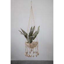 Load image into Gallery viewer, Jute Plant Hanger with Orbs &amp; Tassels, 61in - Floral Acres Greenhouse &amp; Garden Centre
