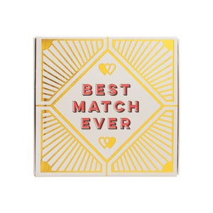 Square Matchbox w/Safety Matches, Love Sayings