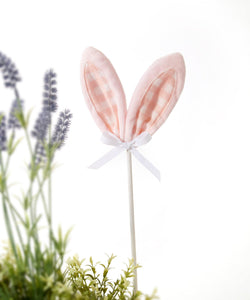 Plant Pick, Easter, Polyester Bunny Ears, 2 Asst - Floral Acres Greenhouse & Garden Centre