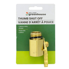 Load image into Gallery viewer, Hose Shutoff, Solid Brass, Heavy Duty - Floral Acres Greenhouse &amp; Garden Centre
