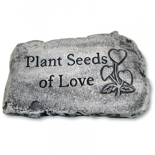 Garden Stone, 10in, Plant Seeds of Love - Floral Acres Greenhouse & Garden Centre