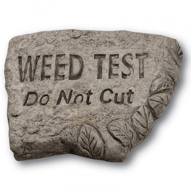 Garden Stone, 8in, Weed Test Do Not Cut - Floral Acres Greenhouse & Garden Centre