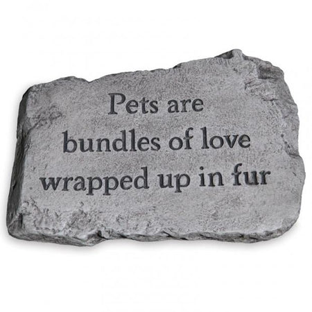 Garden Stone, 10in, Pets Are Bundles of Love - Floral Acres Greenhouse & Garden Centre