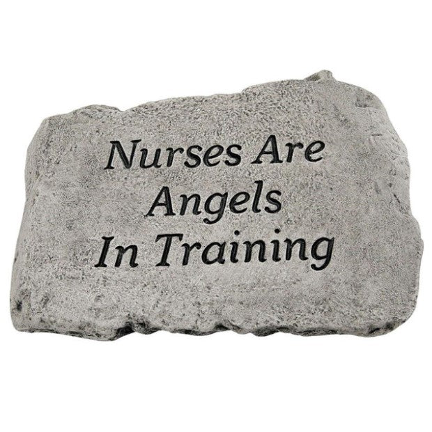 Garden Stone, 10in, Nurses Are Angels in Training - Floral Acres Greenhouse & Garden Centre