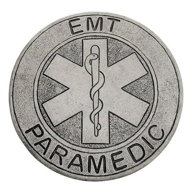 Garden Stone, 10in Round, EMT Paramedic - Floral Acres Greenhouse & Garden Centre