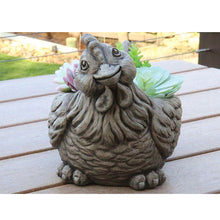 Load image into Gallery viewer, Hannah the Hen Cement Planter - Floral Acres Greenhouse &amp; Garden Centre
