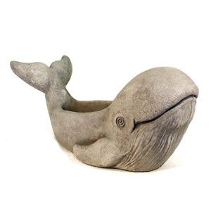 Kilo the Whale Cement Planter