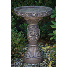 Load image into Gallery viewer, Napa Stone Bird Bath, 18in - Floral Acres Greenhouse &amp; Garden Centre
