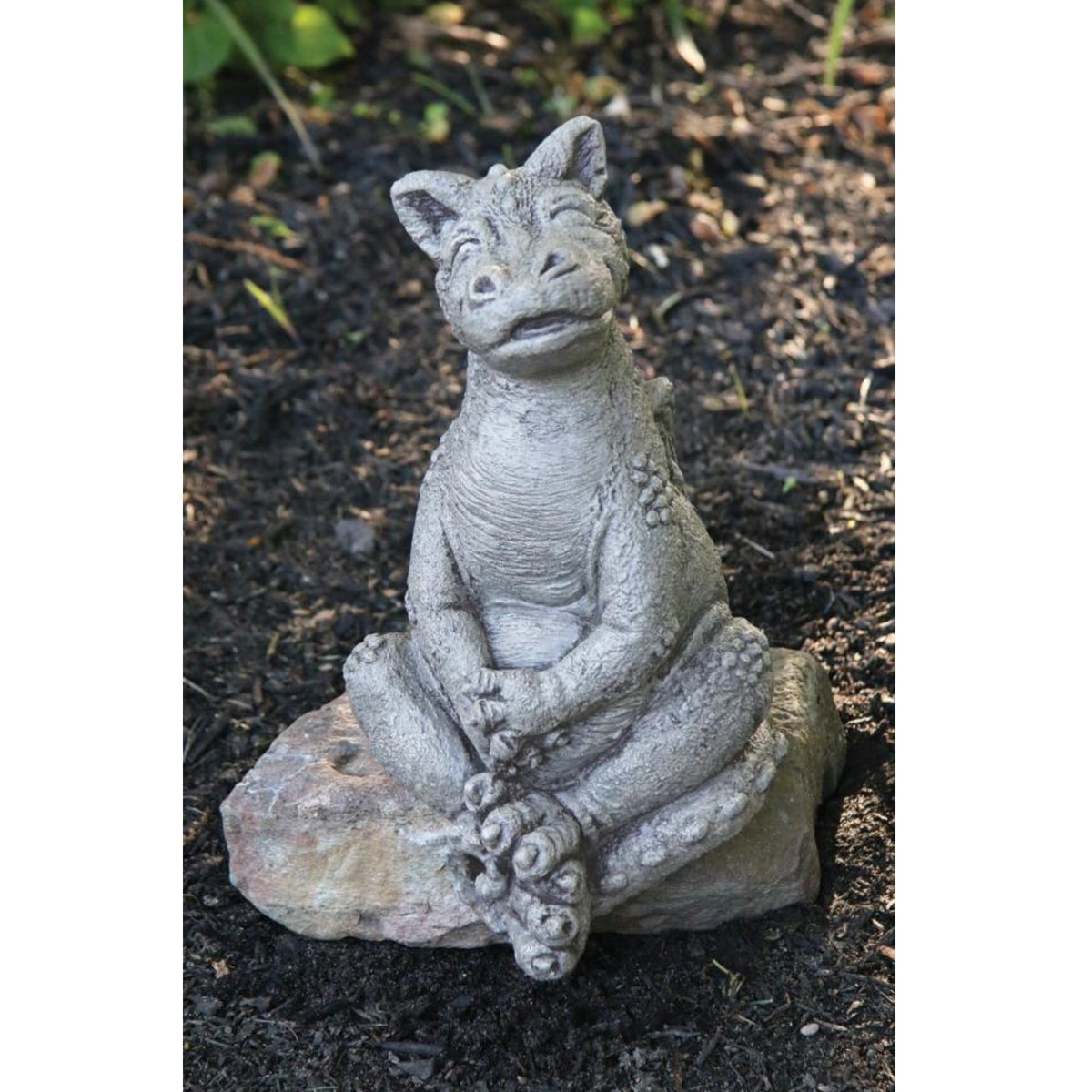 Lil Dragon - Take a Seat Statue, 12in - Floral Acres Greenhouse & Garden Centre