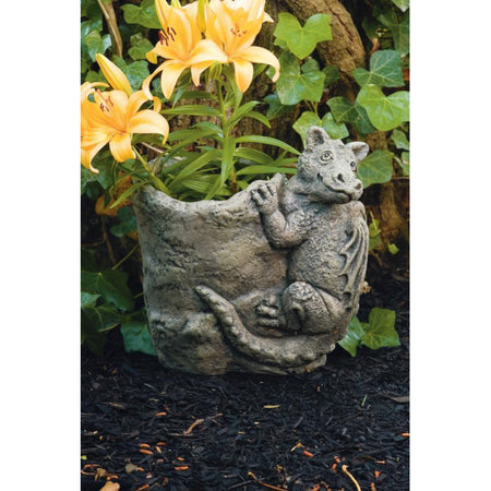 Dragon - Flo Cement Planter - Floral Acres Greenhouse & Garden Centre