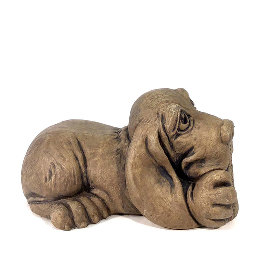 Life is Good Basset Statue, 10.75in
