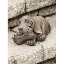 Load image into Gallery viewer, Life is Good Basset Statue, 10.75in - Floral Acres Greenhouse &amp; Garden Centre
