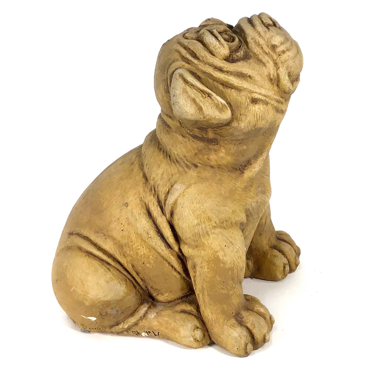 Pug Puppy Statue, 10.5in