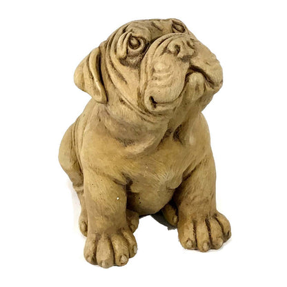 Pug Puppy Statue, 10.5in
