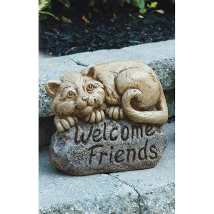 Felix Welcome Friends Statue, 10.25in - Floral Acres Greenhouse & Garden Centre