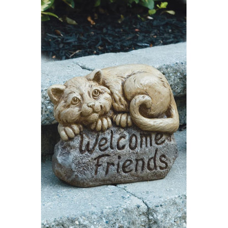 Felix Welcome Friends Statue, 10.25in - Floral Acres Greenhouse & Garden Centre