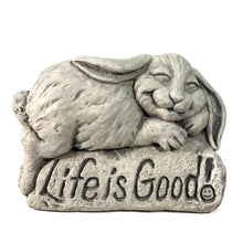 Load image into Gallery viewer, Rabbit - Life is Good Statue, 11.25in
