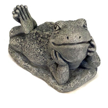 Load image into Gallery viewer, Herbert the Frog Statue, 11.5in
