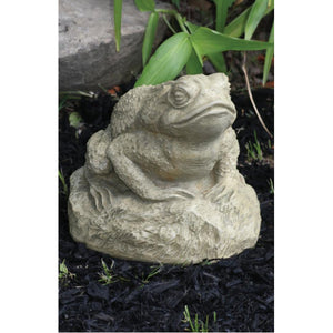 Classic Toad Statue, 7in - Floral Acres Greenhouse & Garden Centre
