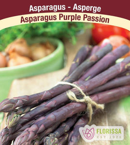 Asparagus - Purple Passion Bulbs, 5 Pack - Floral Acres Greenhouse & Garden Centre