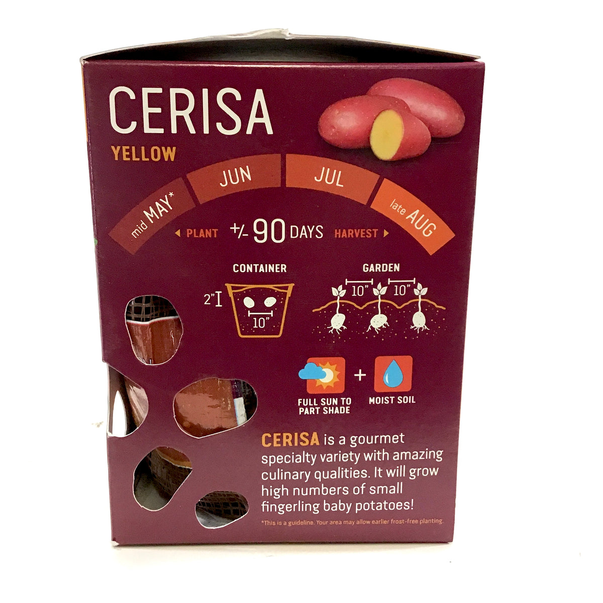Seed Potato - Cerisa, Earth Apples, 1kg Box - Floral Acres Greenhouse & Garden Centre