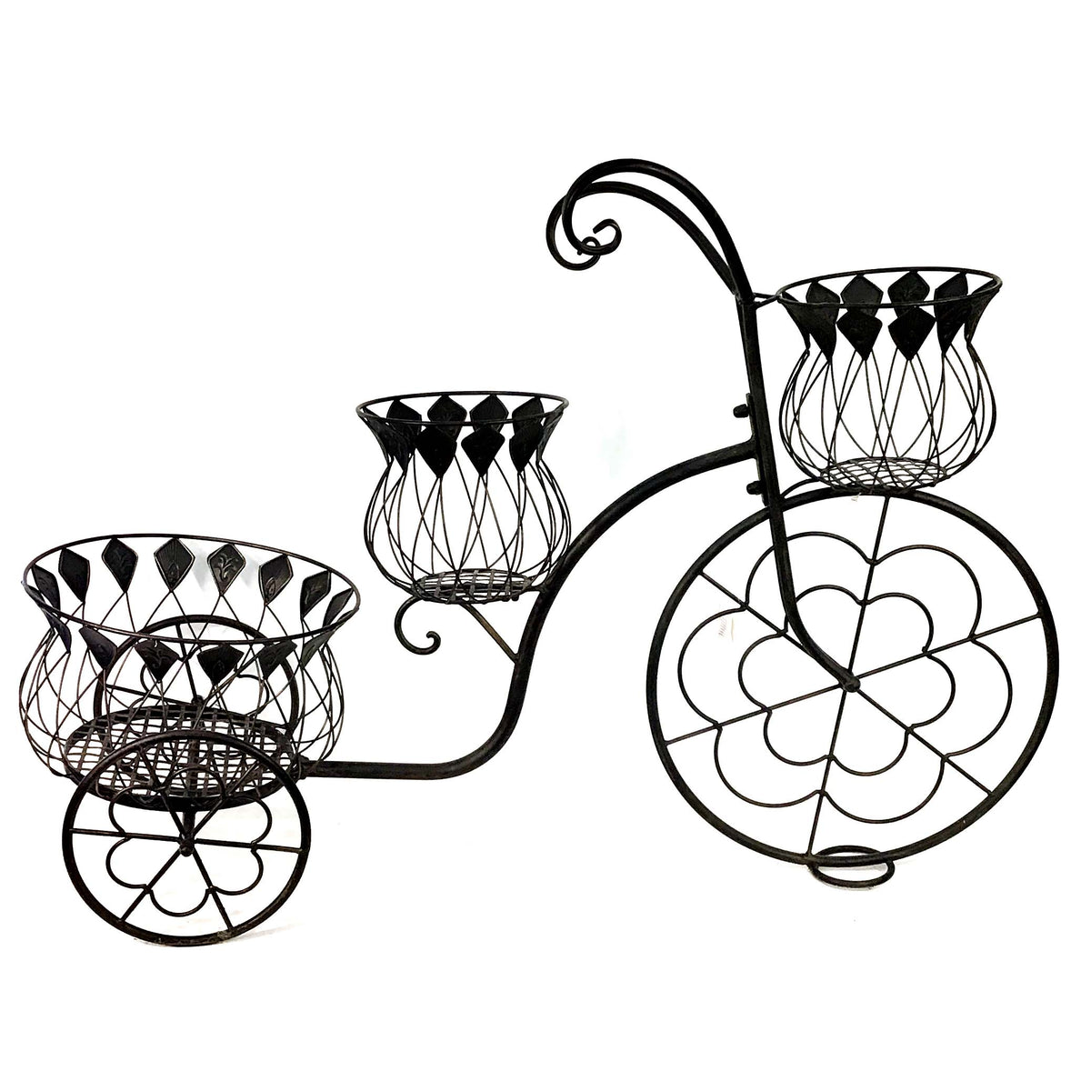 Metal 3-Tier Tricycle Plant Stand