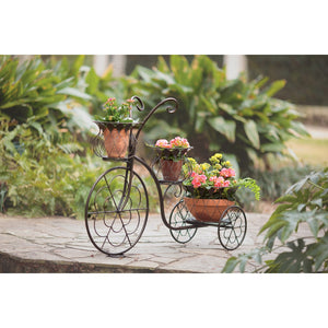 Metal 3-Tier Tricycle Plant Stand
