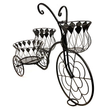 Load image into Gallery viewer, Metal 3-Tier Tricycle Plant Stand

