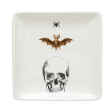 Load image into Gallery viewer, Square Stoneware Plate, 5in, Halloween Image, Asst
