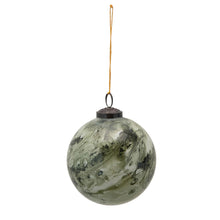 Load image into Gallery viewer, Ornament, Glass Ball with Marbled Finish, 4in
