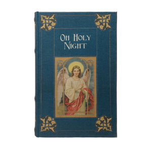 Book Storage Box, MDF/Canvas, Oh Holy Night