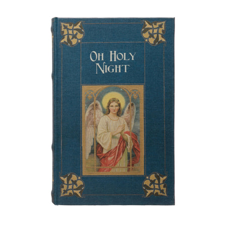 Book Storage Box, MDF/Canvas, Oh Holy Night