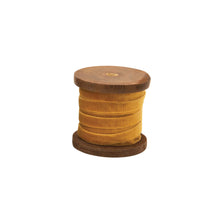 Load image into Gallery viewer, Velvet Ribbon on Wood Spool, 10 Yards, 3 Colours
