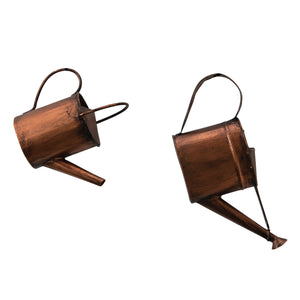 Ornament, Metal Watering Can, Copper Finish, 3.5in