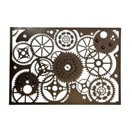 Metal Wall Art, 3D Sprockets, 48in