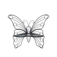 Butterfly Design Garden Chair, Antique Black - Floral Acres Greenhouse & Garden Centre