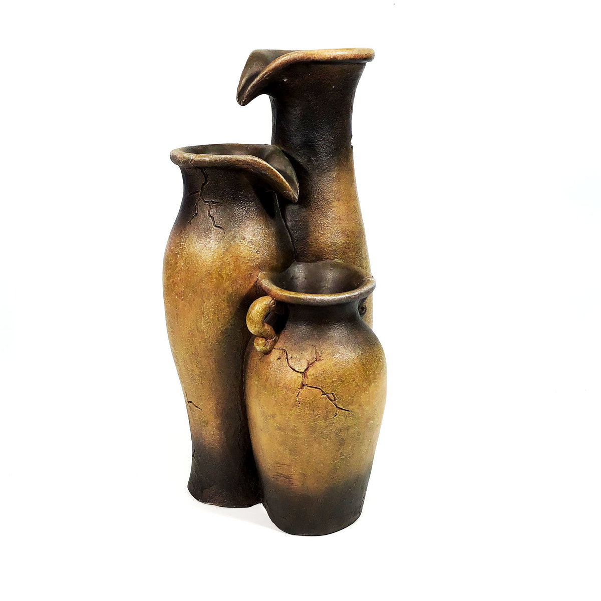 Tabletop Pouring Cracked Pottery Fountain