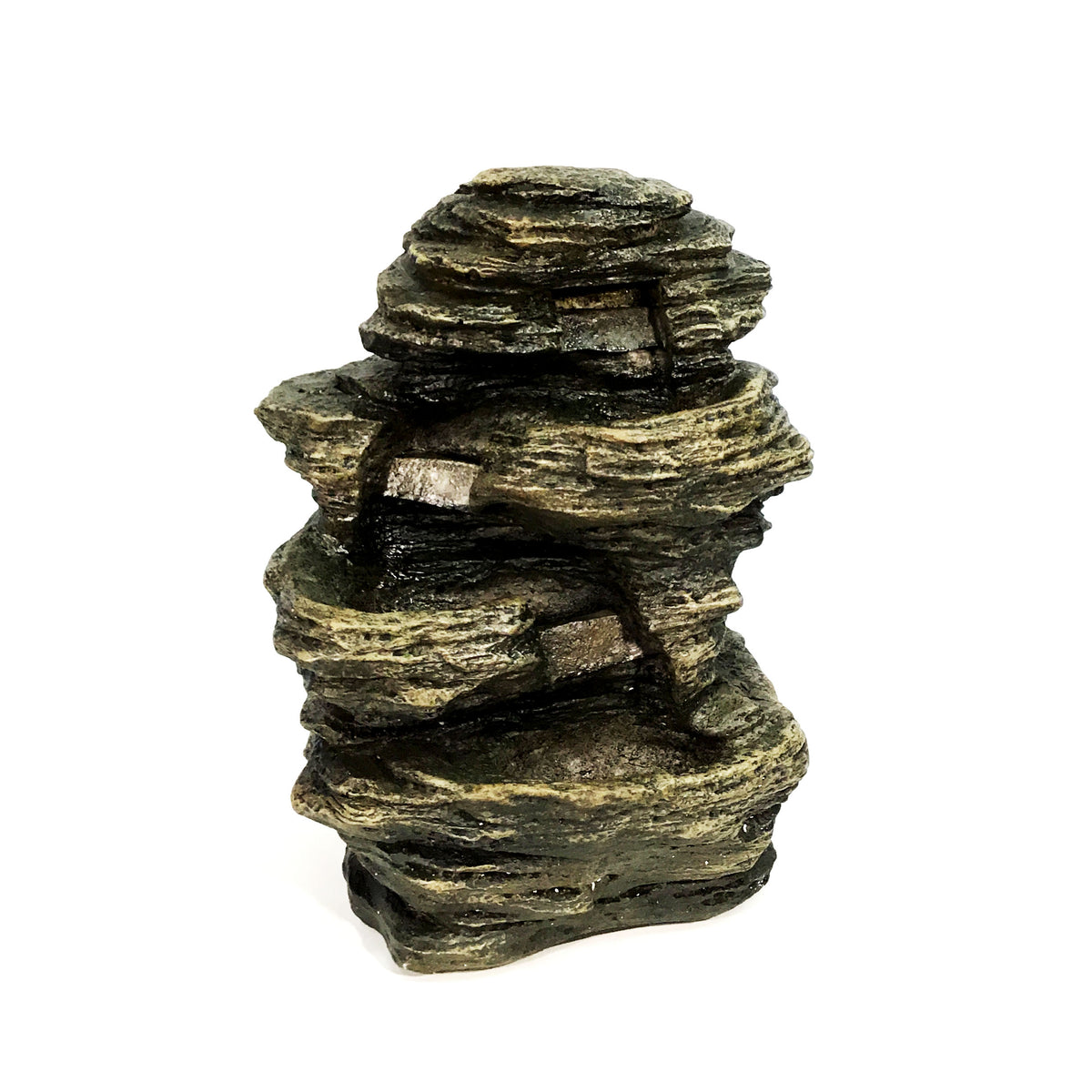4 Tier Rock Fountain with LED Lights