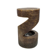 Cutout Pillar Fountain with LED Light